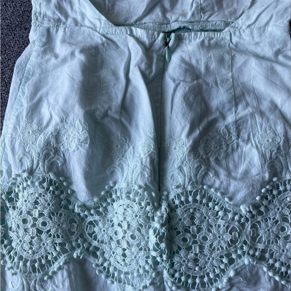 Mint green backless mini dress
Brand: from 1861 (boutique in MTL)
Size fit XS/S - Picture 5 of 11